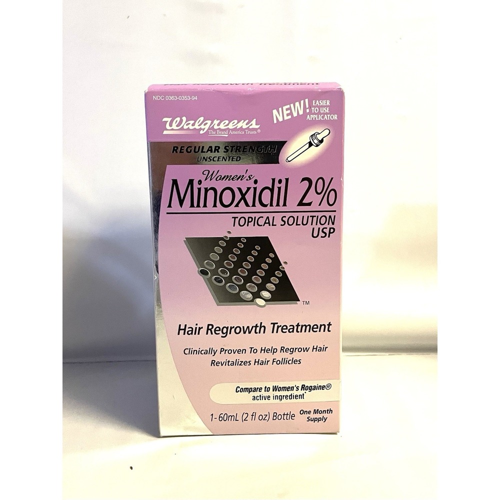 Vtg Walgreens Formula Hair Growth‎ hair growth serum 2% minoxidil